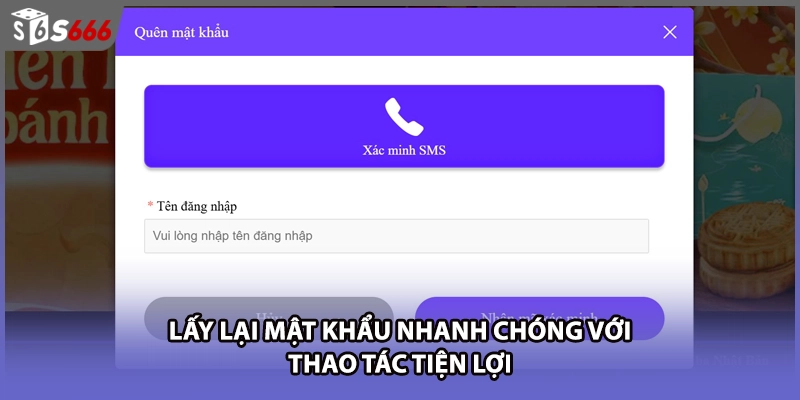 Lấy lại mật khẩu nhanh chóng với thao tác tiện lợi
