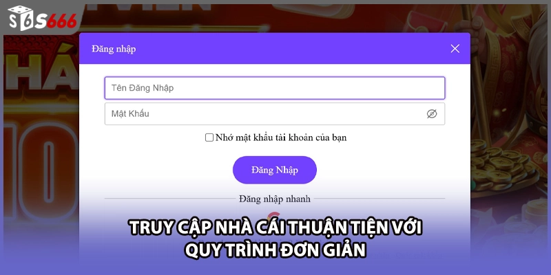 Truy cập nhà cái thuận tiện với quy trình đơn giản