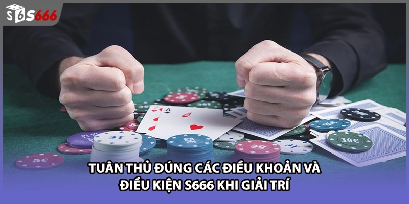 Tuân thủ đúng các điều khoản và điều kiện S666 khi giải trí